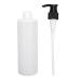 Dewin 2 Piece 250ml Refillable Pump Dispenser - Ideal for Massage Oil Lotion Shampoo & Shower Gel - Reusable & Convenient - Buy Online on GoSupps.com