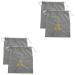 Healeved 4 Pcs Drawstring Storage Bags Blow Dryer Drawstring Bag Fabric Hair Dryer Travel Bag 30.00X25.00X0.50CMx2pcs Greyx2pcs