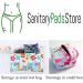 Bomais Bamboo Charcoal Menstrual Pads - Reusable Waterproof Normal & Heavy Flow 6-Piece Set - Buy Online on GoSupps.com