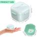 Denture Box Dental Bath with Strainer Portable False Teeth Storage Container Dual Purpose Hygienic Denture Case for Storage and Immersion of Mouthguards Retainers and Dental Appliances (White) - Buy Online on GoSupps.com