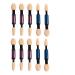 KALLORY 10pcs Makeup Brush Blending Brush Eye Shadow Applicator Eye Shadow Brush Miss Mix Eye Shadow Stick