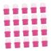 Bouchons Dissolvants pour Ongles 20 Pi ces Taille Rose Pratique R utilisable pour Manucure Professionnelle Domicile