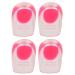 Restokki Silicone Heel Cushion Foot Pain Relief Massage Insole 2 Pairs Universal Soft Shoe Pad