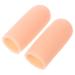 Toddmomy 2 PC Silicone Finger Sleeve Gelt Gauntlet Toe Protectors Finger Covers Protector Finger Tips Protector Toe Caps Toe Protector Toe Sleeve Extended Protective Case Picture 2 Size 4