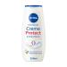 NIVEA Creme Protect Shower Cream Gel (250 ml) Moisturising Shower Gel with Dexpanthenol Vitamins C E and Precious Oils Body Wash for Women Cares for Dry Skin