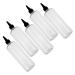 5Pi ces Bouteilles Rechargeables pour Coloration des Cheveux Flacons Applicateurs Couvercle pour Divers