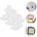 NUOBESTY Silicone Stamps 12 Pcs Carp Silicone Mold Suite 3D Silica Gel White Non Stick Flower Stickers Whitex4pcs 2X4X5.8CMx4pcs - Buy Online on GoSupps.com