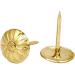 Aexit 7/16'' Daisy Upholstery Nail Push Pins - Gold Tone Thumb Tacks (35PCS) for International Shipping - Buy Online on GoSupps.com