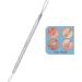 Blackhead Remover Pimple Popper Blemish Comedone Extractor Acne Tool Pimple Spot Popper Komedon Double Side Soft Touch and No-Slip Skincare for Whitehead Removal (Stainless Steel) (TT-028) Silver - Buy Online on GoSupps.com