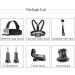 VVHOOY 3 in 1 Action Camera Accessories Kit - Head Strap, Chest Harness, Selfie Stick for Gopro, AKASO, Dragon Touch Cameras - Buy Online on GoSupps.com