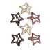 6pcs Multicolor Metal Snap Hair Clips - Matte Elegant Hair Barrettes for Anniversary & Casual Leisure | Star Design Hair Accessories - Buy Online on GoSupps.com