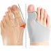 Hallux Valgus Toe Separator for Men & Women | Orthofeet Bunion Correction Bandage (Size 41-45 Beige) - Comfort & Relief - Buy Online on GoSupps.com