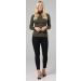 Happy Mama Maternity Nursing Roll Neck Top 1289 - Khaki, Size 16 - Buy Online on GoSupps.com