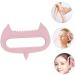 Fomiyes 3-in-1 Acupuncture Massage Device | Silicone Hand & Neck Massager | Manual Head Massage Tool with Scroll Wheel | Pink Pebbles - Buy Online on GoSupps.com