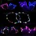 Headband with Light LED Headbands LED Flower Crown 10 Pieces LED Cat Ears LED Flower Crown Headband with LED Cat Ears LED Flower Crown LED Flower Headband for Women Wedding Party