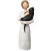 FRUMOASA Cat Memorial Gifts Cat Loss Sympathy Gift for Cat Mom Black Cat Bereavement Gifts Cat Death Gifts Angel Figurine for Cat Lovers in Memory of Passed Away Cat