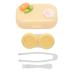 Cute Portable Contact Lens Case - Yellow Storage Box | International Shipping Available - Buy Online on GoSupps.com