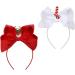 hgnxa Elk Hair Bands s Big Headband Snowman Headbands Christmas Party Decoration Supplies Holiday Hair Styling s Green - Buy Online on GoSupps.com