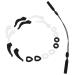 Healvian 17pcs Eyeglass Temple Tips Silicone Anti-Slip Eyeglass Holder Ear Grip Hooks For Reading Glasses Sunglasses Eyeglasses