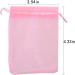 Bskifnn 50pcs Organza Bags 3.54''x4.33''(9x11cm) Satin Drawstring Organza Pouch Wedding Party Favor Gift Bag Jewelry Watch Bags 10-color - Buy Online on GoSupps.com
