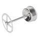 Hztyyier Stylish Stainless Steel Toothbrush Holder Organizer 4 Compartments Umbrella Design for Bathroom Makeup Tools