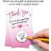 50 Pack Pink Thank You Blank Gift Certificate Scratch Off Cards for Small Business - Perfect for Spa, Beauty, Hair Salon, Bridal Shower, Baby Shower, Country Wedding - Silver - Buy Online on GoSupps.com