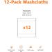 Amazon Basics 12-Pack Cocoa Powder Washcloths for Cosmetic Use - Buy Online on GoSupps.com