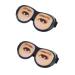 FOMIYES 2pcs Eyeshade Eye 3D Sleeping Eyeshade 3D Eye Mask Night Sleeping Eye Masks Creative Eye Eyeshade Shower Squeegee Novelty Sleep Mask Eye Covers Protector Travel Soft 1 Count (Pack of 1) As Shownx2pcs