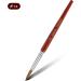 Aokitec #12 Oval Crimped Sable Acrylic Nail Brush - Wood Nail Art Tool for Acrylic Application - Buy Online on GoSupps.com