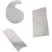 DCT Carbon Steel Scraper 3-Piece Set - Rectangular, Concave, Convex, Gooseneck Curved Wood Cabinet Scrapers - Buy Online on GoSupps.com