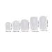 200pcs White Practice Hand Nail Tips - DIY False Nails for Beginners & Nail Salons | International Shipping - Buy Online on GoSupps.com
