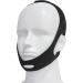 2023 Upgraded Adjustable Anti Snoring Chin Strap - Stop Snoring & Dry Mouth - Sleep Aid Device for Men and Women (Black) - Buy Online on GoSupps.com
