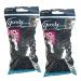 Goody -Ouchless Pillow Pack Black Elastics 4mm 70 Count - 2 Packs