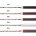 Baluue 2pcs Eyebrow Pen with Brush Eyebrow Pencil Long Lasting Waterproof Eyebrow Makeup Brown #5 1 count (Pack of 1) Marrom 5 - Buy Online on GoSupps.com