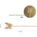 Gold Butterfly Hair Stick Set - 2 Packs Hair Chopsticks Chinese Hairpin for Women Girls Long Hair - Chignon Pin - 2 Count - Buy Online on GoSupps.com