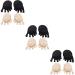 Mobestech 6 Pairs Full Toe Socks Foot Pads Ball of Foot Pain Five Toes Toe Separators Compact Half Socks Metatarsal Pads Female Accessories Five Toe Socks Outdoor Nylon High Heel