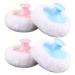 Milisten 4pcs Powder Puff Piff Paff Pouff Baby Powder Sponge Fur Powder Dusting Puff Newborn Nail Makeup Pad