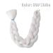 6 Packs Eunice Jumbo Braiding Hair Extensions - Colorful Synthetic Kanekalon for Crochet Box Braids - 165g/pcs 104cm (White) - International Shipping Available - Buy Online on GoSupps.com