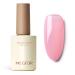 MEGIOR Jelly Pink Gel Nail Polish 15ML Sheer pink Gel Polish 1PC Nail Polish Gel Soak Off UV Gel Polish Translucent Color Neutral Gel Polish for Nail Art Manicure DIY at Home Potpourri