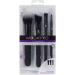 MODA Royal & Langnickel Pro Full Size Everyday 5pc Makeup Brush Set with Pouch Includes - Multi-Purpose Powder Angle Foundation Domed Shadow and Angle Eyeliner Brushes Black - Buy Online on GoSupps.com