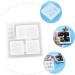 Operitacx 3pcs Box Pot Mold Silicone Molds Gypsum Resin Pot Pot Making Mold Epoxy Resin Crystal Whitex3pcs 10.6X10.6X3.3CMx3pcs - Buy Online on GoSupps.com