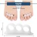 Magik 2 Bunion & Hammer Toe Straightener Splint - 4 Pairs (White+Nude) - Buy Online on GoSupps.com