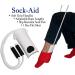 Easy On and Off Sock Stocking Aid Tool for Pregnant, Elderly, and Disabled - White - Buy Online on GoSupps.com