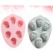 2pcs 3D Rabbit Mousse Molds Cake Animal Resin Silicone Molds Easter Jelly Cake Mold Easter Ice Cube Trays Silicone Baking Mold Easter Bunny Mixer Timer Oven Clay Candy Fondant Mold Assorted Color 14.9X20.9CM - Buy Online on GoSupps.com