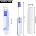8-Piece Foldable Travel Toothbrush Set + Plastic Comb | Portable & Compact for Camping School & Home - Buy Online on GoSupps.com
