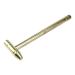 Faotup 1PCS Gold 6.10Inch Hammer with Screwdrivers Inside,Small Gold Hammer,Golden Hammer Tool,mini hammers for Crafts,Jewelry Making,6.102.080.52Inches