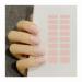 Nail film self -adhesive - UV hardening for perfect manicure |UV gel nail film |Geln gel to stick on |UV nail foils UV hardening nail film UV hardening nail ticker (light pink)