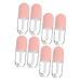 Hemobllo 8 Pi ces Lot De Tubes Transparents Vides Pour Gloss L vres Contenants Rechargeables Pour Produits Pour L vres Flacons Cosm tiques Pour Femmes Voyage