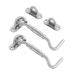 Alipis 2 Pcs Door and Window Hook Heavy Duty Hook Ceiling Hooks Heavy Duty Buckle Hook with Screws Hardware 10.6X3.5CM Silver