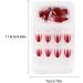 dijiusidy False Nail Fashionable Various Shapes Fingernail Full Coverage Strong Viscosity Adjustable Paster for Manicure Art 33 F741 33 1 count (Pack of 1) - Buy Online on GoSupps.com